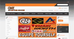 Desktop Screenshot of cmksportinggoods.com